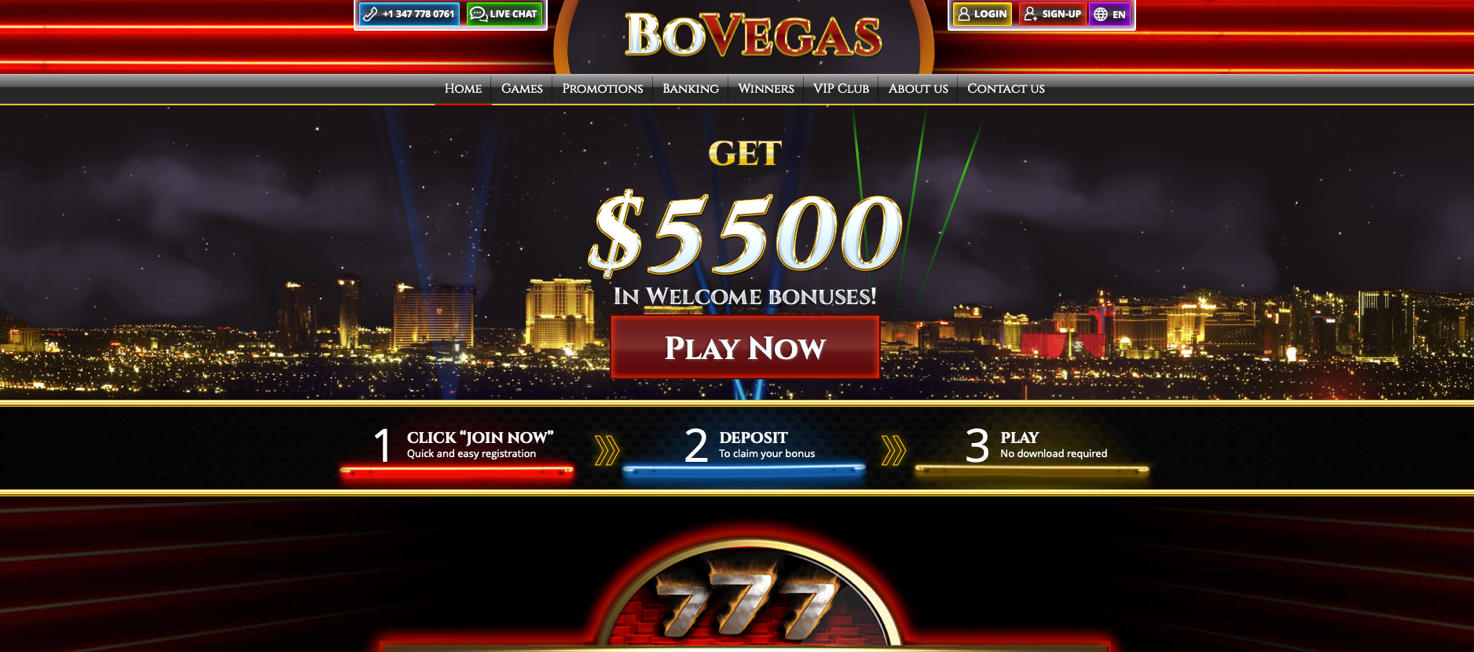 jocuri de noroc la BoVegas No Deposit Bonus Codes