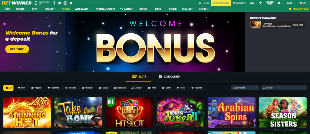 Casino Betwinner Bonus