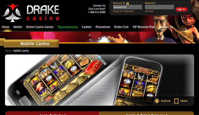 Drake Casino Mobiel