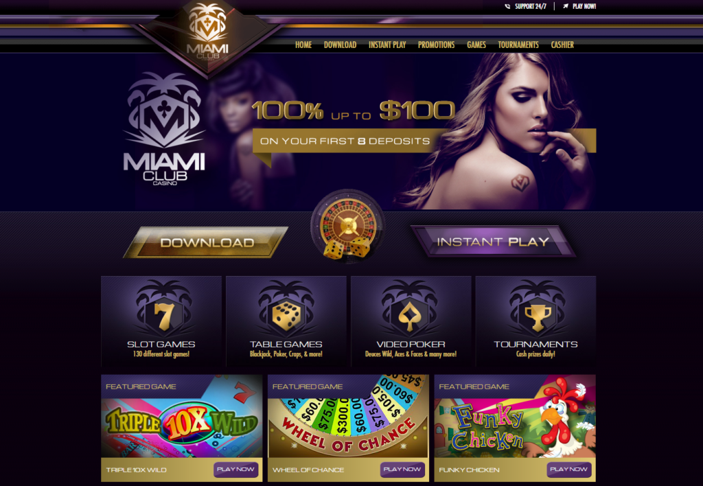 Miami Club Casino Login
