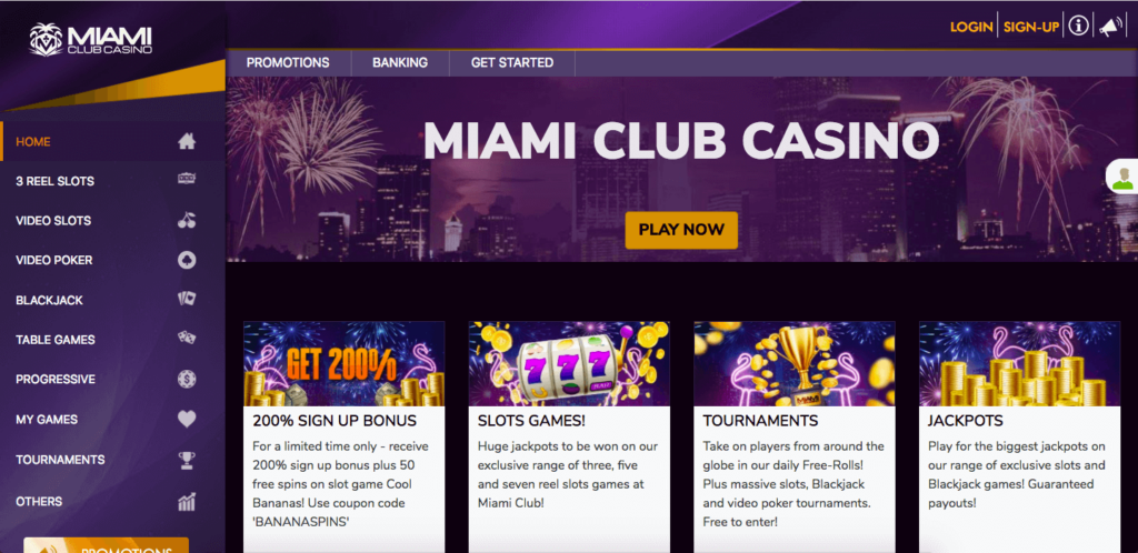 Miami Club kazino apskats