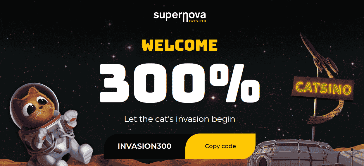 Supernova kazino bonuss