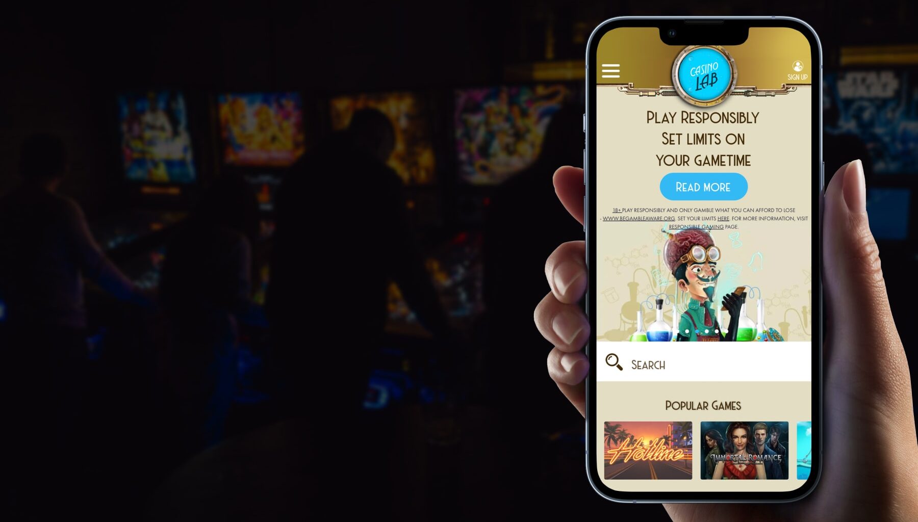 Мобилно приложение Casino Lab