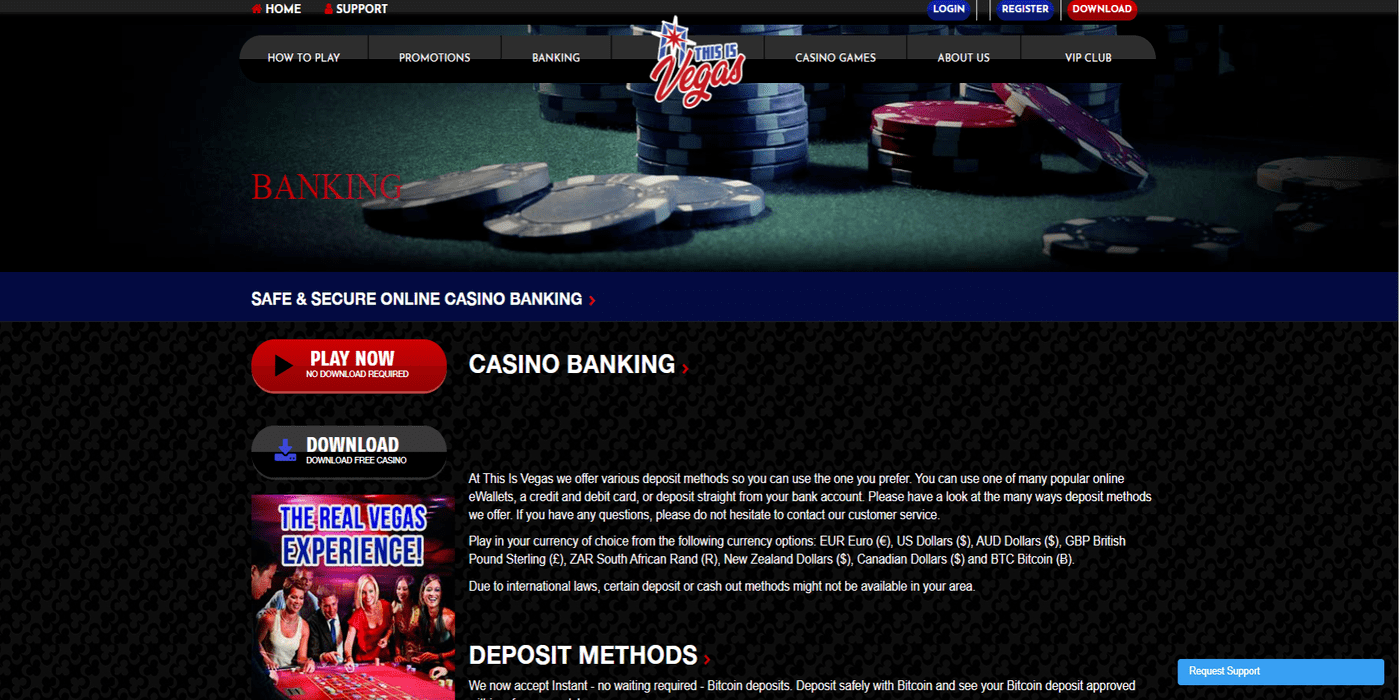 Casinoets bank- og betalingsmuligheder