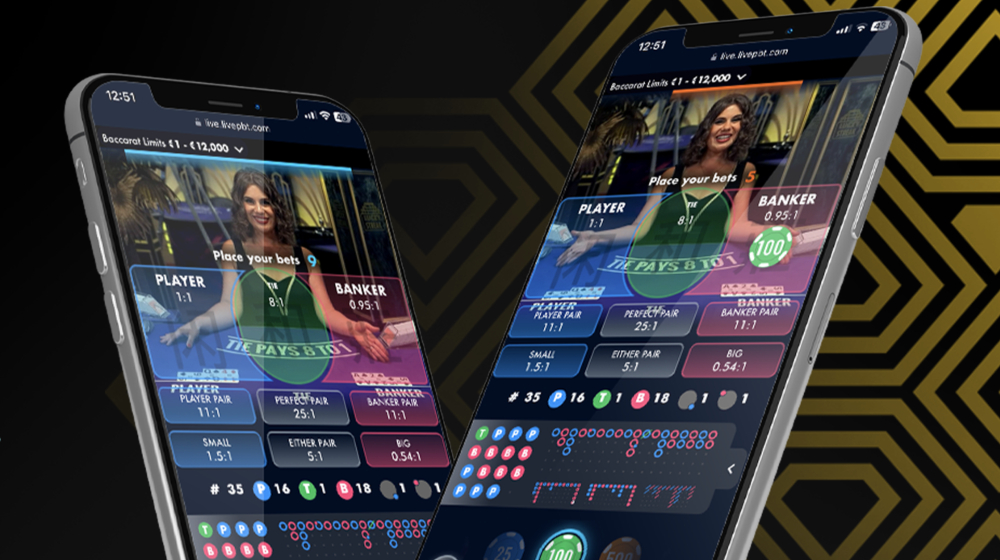 Live Baccarat op Android